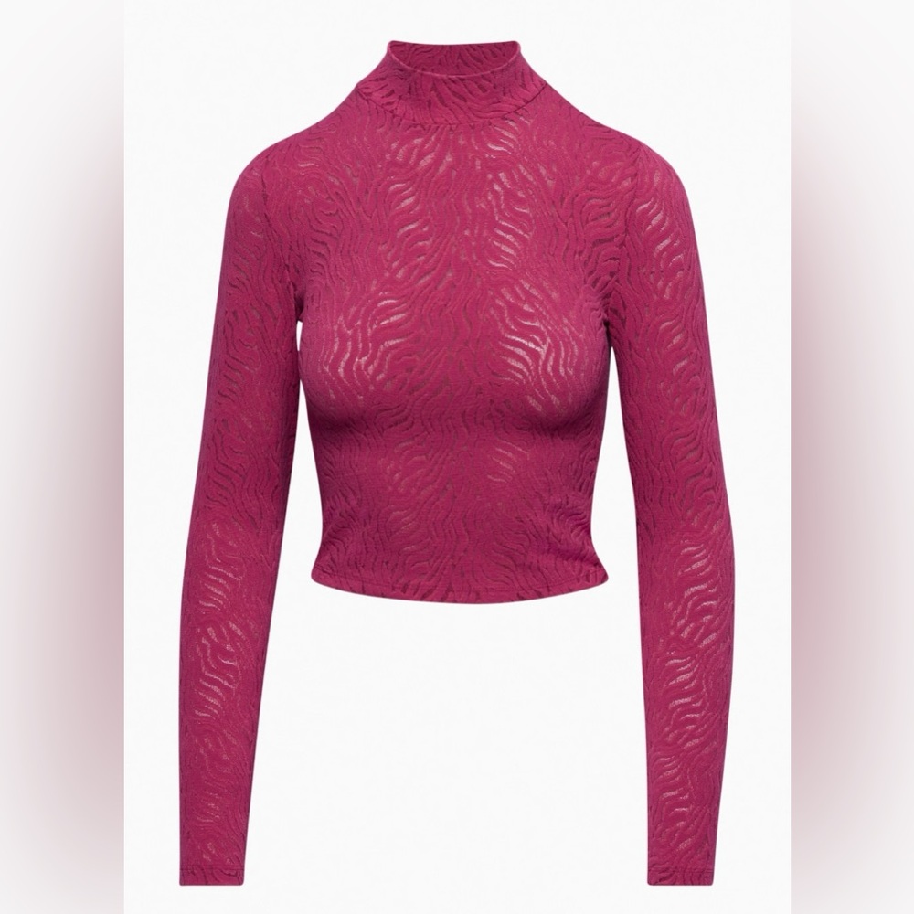 Aritzia Babaton Shapelace Mockneck Longsleeve